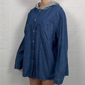 Forever 21 faux Jean jacket